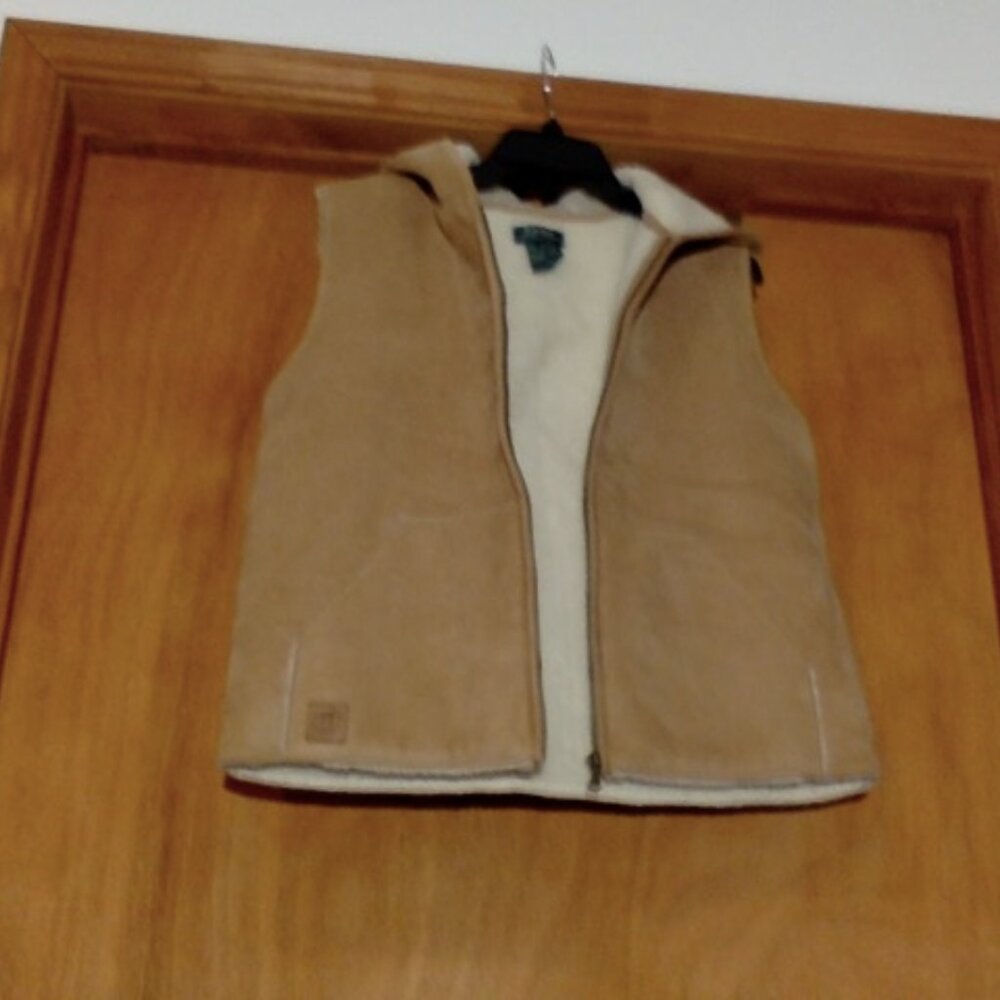 Vintage 90's Ralph Lauren Women's Vest with Hood